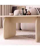 Pietra salontafel Compass eikenhout - 100x42x60 cm