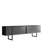 Set de muebles de salón Luxe Set antracita y negro - 180x30x47 cm/90x39x40 cm