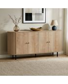 Nobele console van saffiereikenhout - 180x80x40 cm