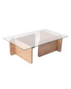 Eikenhouten salontafel Flavio - 105x30x65 cm