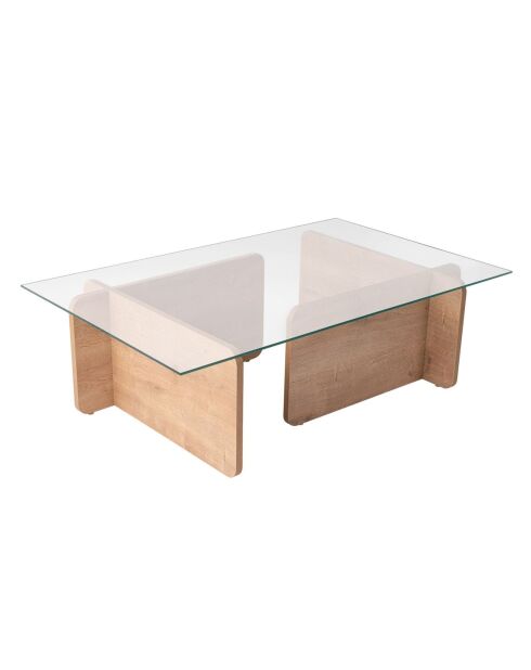 Eikenhouten salontafel Flavio - 105x30x65 cm