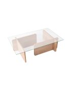 Eikenhouten salontafel Flavio - 105x30x65 cm