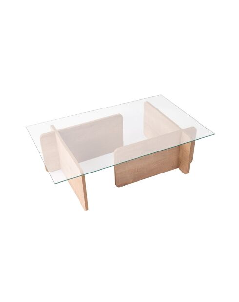 Eikenhouten salontafel Flavio - 105x30x65 cm