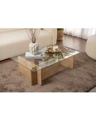 Eikenhouten salontafel Flavio - 105x30x65 cm