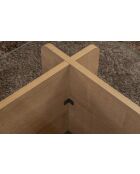 Eikenhouten salontafel Flavio - 105x30x65 cm
