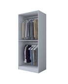 Armadio BA201 - 4592 bianco - 90 x 210 x 57,5 cm