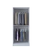 Armadio BA201 - 4592 bianco - 90 x 210 x 57,5 cm