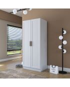 Armadio BA201 - 4592 bianco - 90 x 210 x 57,5 cm