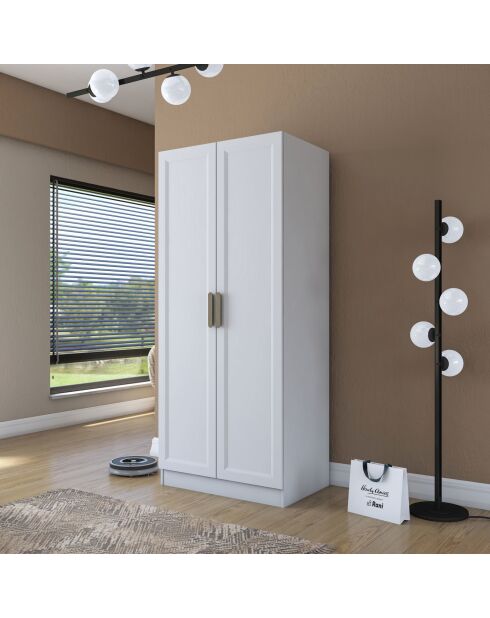 Armadio BA201 - 4592 bianco - 90 x 210 x 57,5 cm
