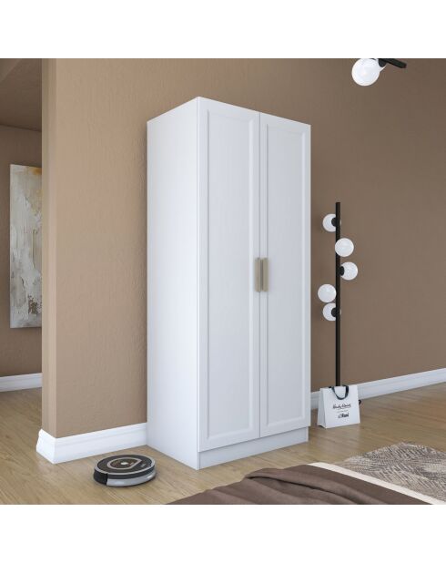 Armadio BA201 - 4592 bianco - 90 x 210 x 57,5 cm