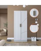 Armadio BA201 - 4592 bianco - 90 x 210 x 57,5 cm