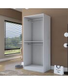 Armadio BA201 - 4592 bianco - 90 x 210 x 57,5 cm