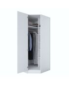 Armadio BA140 - 4082 bianco - 91 x 210 x 57,5 cm