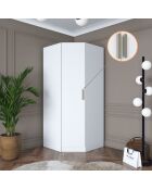 Armadio BA140 - 4082 bianco - 91 x 210 x 57,5 cm
