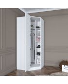 Armadio BA140 - 4082 bianco - 91 x 210 x 57,5 cm