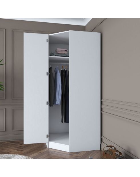 Armario BA140 - 4082 blanco - 91 x 210 x 57,5 cm