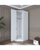 Armadio BA140 - 4082 bianco - 91 x 210 x 57,5 cm
