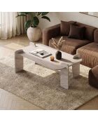 Salontafel Renard travertijn - 147x35x87 cm