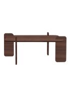 Marais Milan notenhouten salontafel - 117x35x117 cm