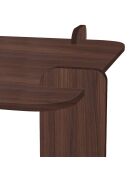 Marais Milan notenhouten salontafel - 117x35x117 cm