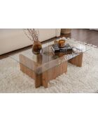 Flavio Atlantic pine salontafel - 105x30x65 cm