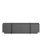 Mueble TV Lowen antracita/negro - 180x46x35 cm