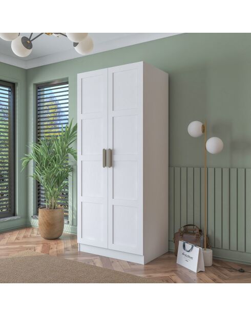 Armario BA187 - 4560 blanco - 90 x 210 x 57,5 cm