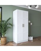 Armadio BA187 - 4560 bianco - 90 x 210 x 57,5 cm