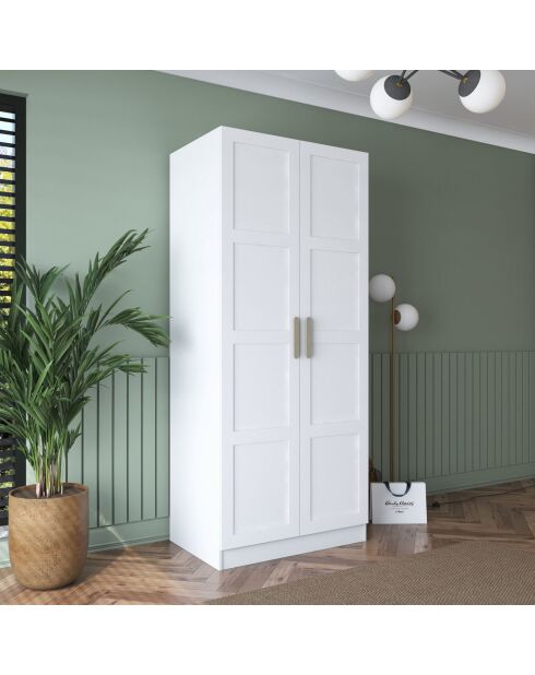 Armario BA187 - 4560 blanco - 90 x 210 x 57,5 cm