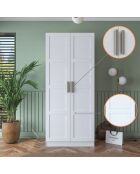 Armadio BA187 - 4560 bianco - 90 x 210 x 57,5 cm