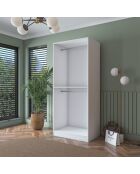 Armadio BA187 - 4560 bianco - 90 x 210 x 57,5 cm