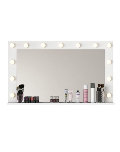 Tavolo da trucco EF111 - 5168 bianco - 120x71,8x15 cm