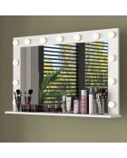Tavolo da trucco EF111 - 5168 bianco - 120x71,8x15 cm