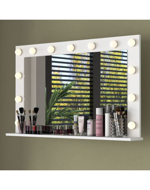 Tavolo da trucco EF111 - 5168 bianco - 120x71,8x15 cm
