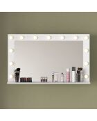 Tavolo da trucco EF111 - 5168 bianco - 120x71,8x15 cm
