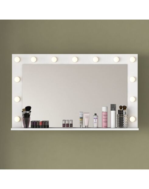Tavolo da trucco EF111 - 5168 bianco - 120x71,8x15 cm