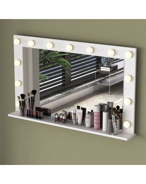 Tavolo da trucco EF111 - 5168 bianco - 120x71,8x15 cm