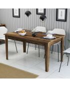 Walnotenhouten eettafel Milan 516 - 145x75x88 cm