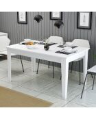 Weißer Esstisch Milan 519 - 145x75x88 cm