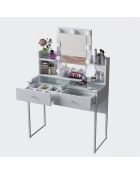 Mesa de maquillaje BJ145 - 3825 blanca - 90x136,8x40 cm