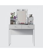 Mesa de maquillaje BJ145 - 3825 blanca - 90x136,8x40 cm