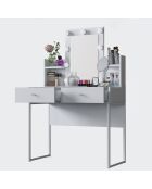 Mesa de maquillaje BJ145 - 3825 blanca - 90x136,8x40 cm