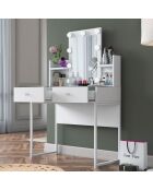 Mesa de maquillaje BJ145 - 3825 blanca - 90x136,8x40 cm