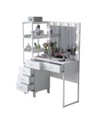 Mesa de maquillaje BJ128 - 3438 blanca - 110 x 141,8 x 40 cm
