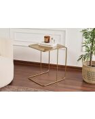 Table d'appoint Shb-011-A dorée - 47x46x57 cm