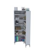 Armoire de toilette KC106 - 4703 blanc - 80 x 198,6 x 25 cm