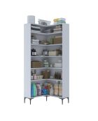 Armoire de toilette KC106 - 4703 blanc - 80 x 198,6 x 25 cm