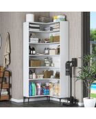 Armoire de toilette KC106 - 4703 blanc - 80 x 198,6 x 25 cm