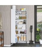 Armoire de toilette KC106 - 4703 blanc - 80 x 198,6 x 25 cm
