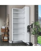 Armoire de toilette KC106 - 4703 blanc - 80 x 198,6 x 25 cm